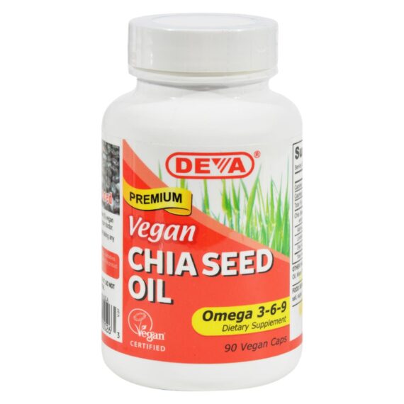Deva Vegan Chia Seed Oil Capsules